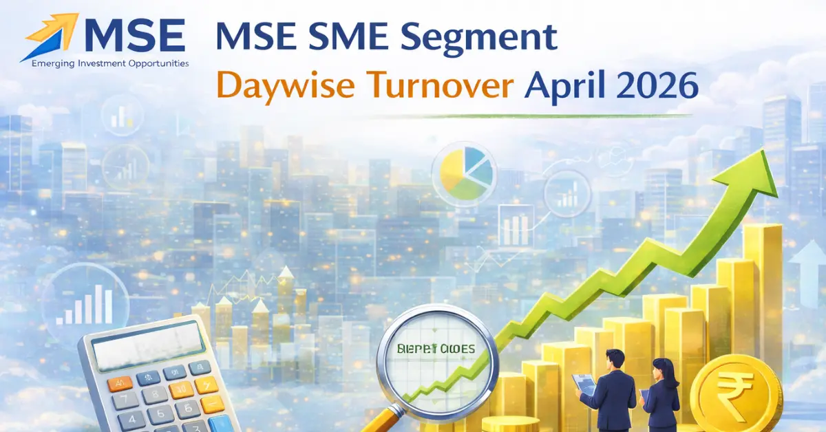 MSE SME Segment Daywise Turnover April 2026